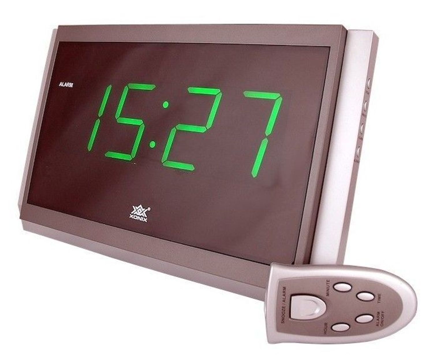 Zegar cyfrowy z zasilaniem sieciowym i wyświetlaczem i alarmem XONIX 2502. Zegar z dużymi cyframi na prąd. Zegar cyfrowy na ścianę.-001.jpg